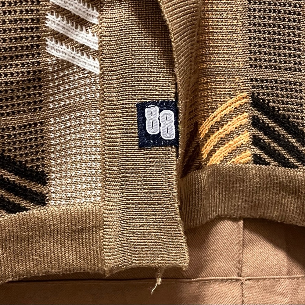 Michael 88 Irvin Grandpa Bowling Inspired Casual Shirt Men's L, Brown Patterned - Picture 6 of 6